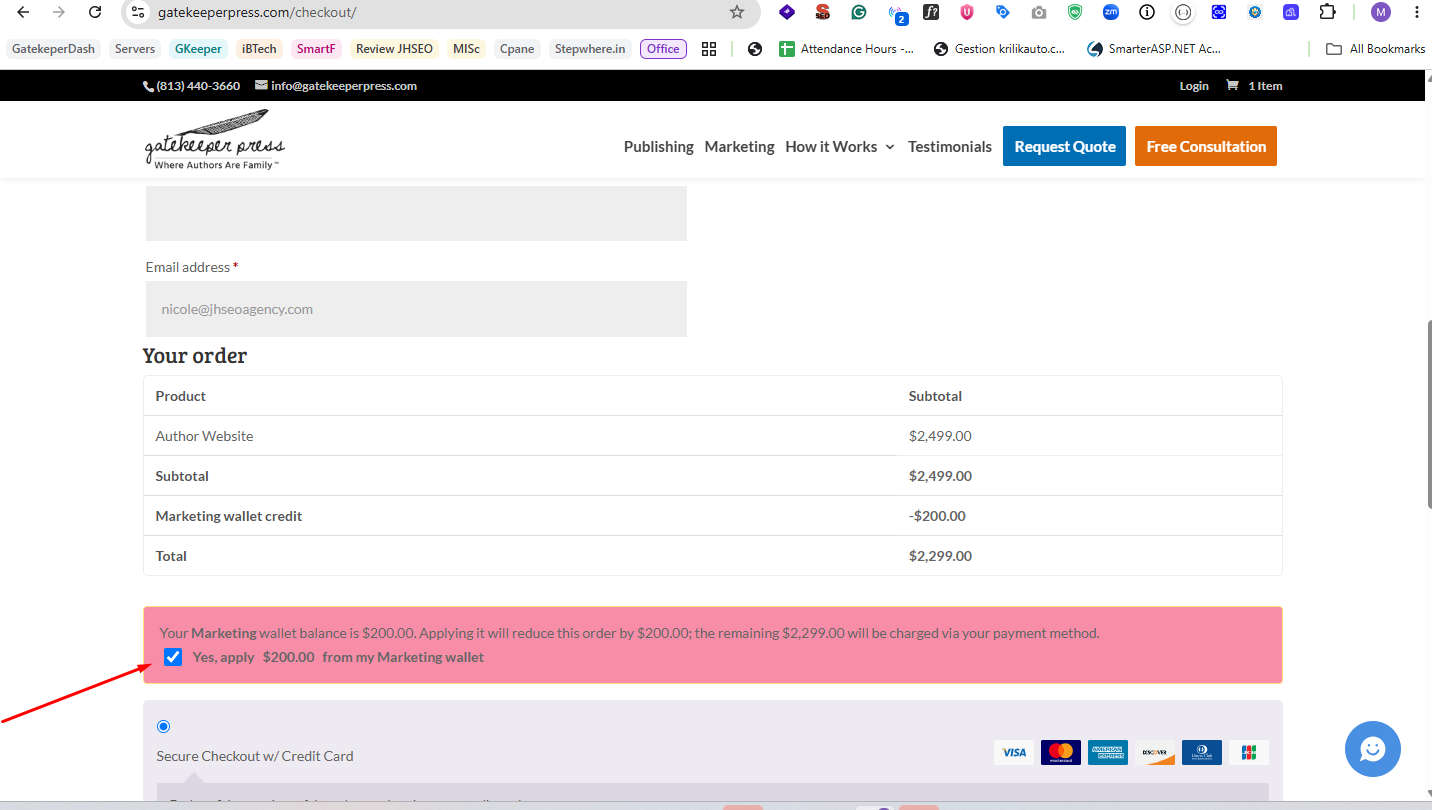 Step 5: Billing Details